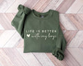 Life Is Better My Mom Mom Mom Shirt Cotton T-Shirts, Hoodie, Sweatshirt - T-Shirt, Sweatshirt, Hoodie