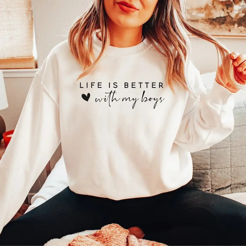Life Is Better My Mom Mom Mom Shirt T-Shirts, Hoodie, Sweatshirt - T-Shirt, Sweatshirt, Hoodie