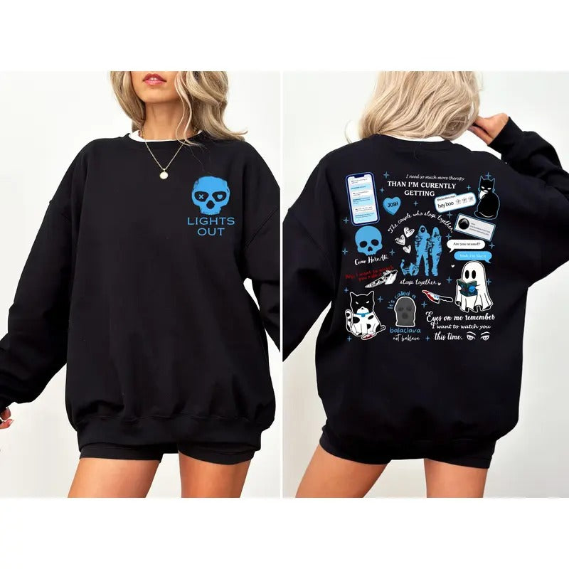Lights Out Navessa Allen Doubled Side Navessa Allen Shirt Dark Romance & Bookish Smutty Readers Book Lovers T-Shirts, Hoodie, Sweatshirt - T-Shirt, Sweatshirt, Hoodie