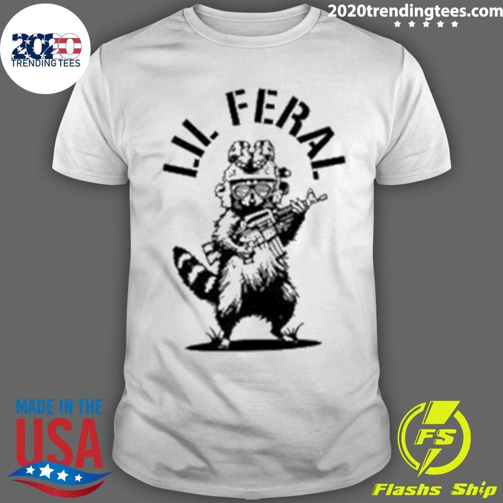 Lil Feral Raccoon Shirt Unisex T-shirt, Sweatshirt, Hoodie, Long Sleeve Tee - T-Shirt, Sweatshirt, Hoodie