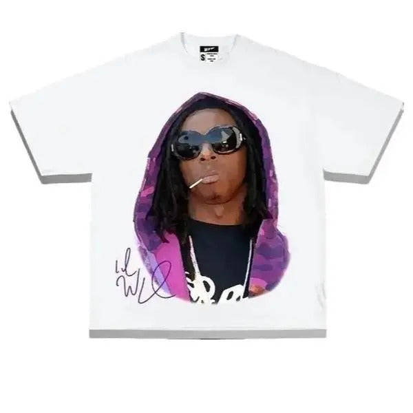 Lil Weezy Heavy Cotton 5000 Crew Neck Short Sleeve Classic Fit Medium Fabric T-Shirts, Hoodie, Sweatshirt - T-Shirt, Sweatshirt, Hoodie