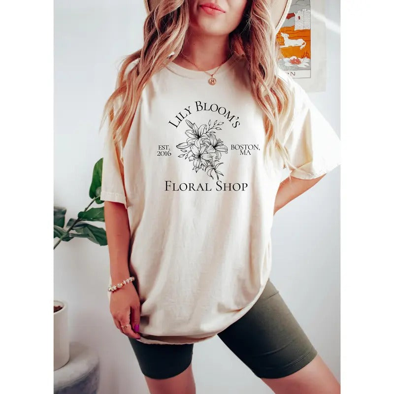 Lily Bloom'S Floral Shop Shirt Ends Us Shirt Colleen Hoover Lily Bloom Booktok Starts Us T-Shirts, Hoodie, Sweatshirt - T-Shirt, Sweatshirt, Hoodie