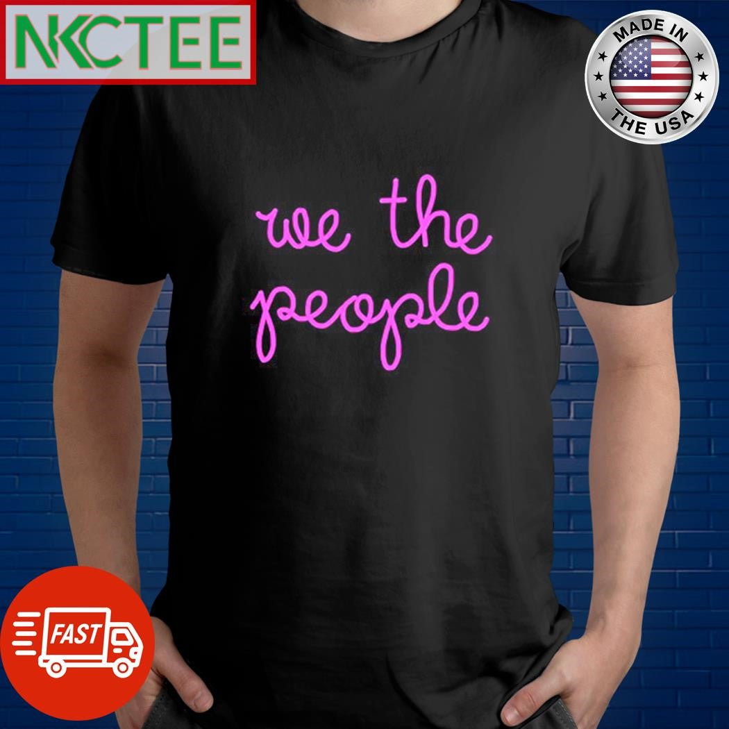 Limited Nicolle Wallace Wearing We The People Shirt Unisex T-shirt, Sweatshirt, Hoodie, Long Sleeve Tee - T-Shirt, Sweatshirt, Hoodie