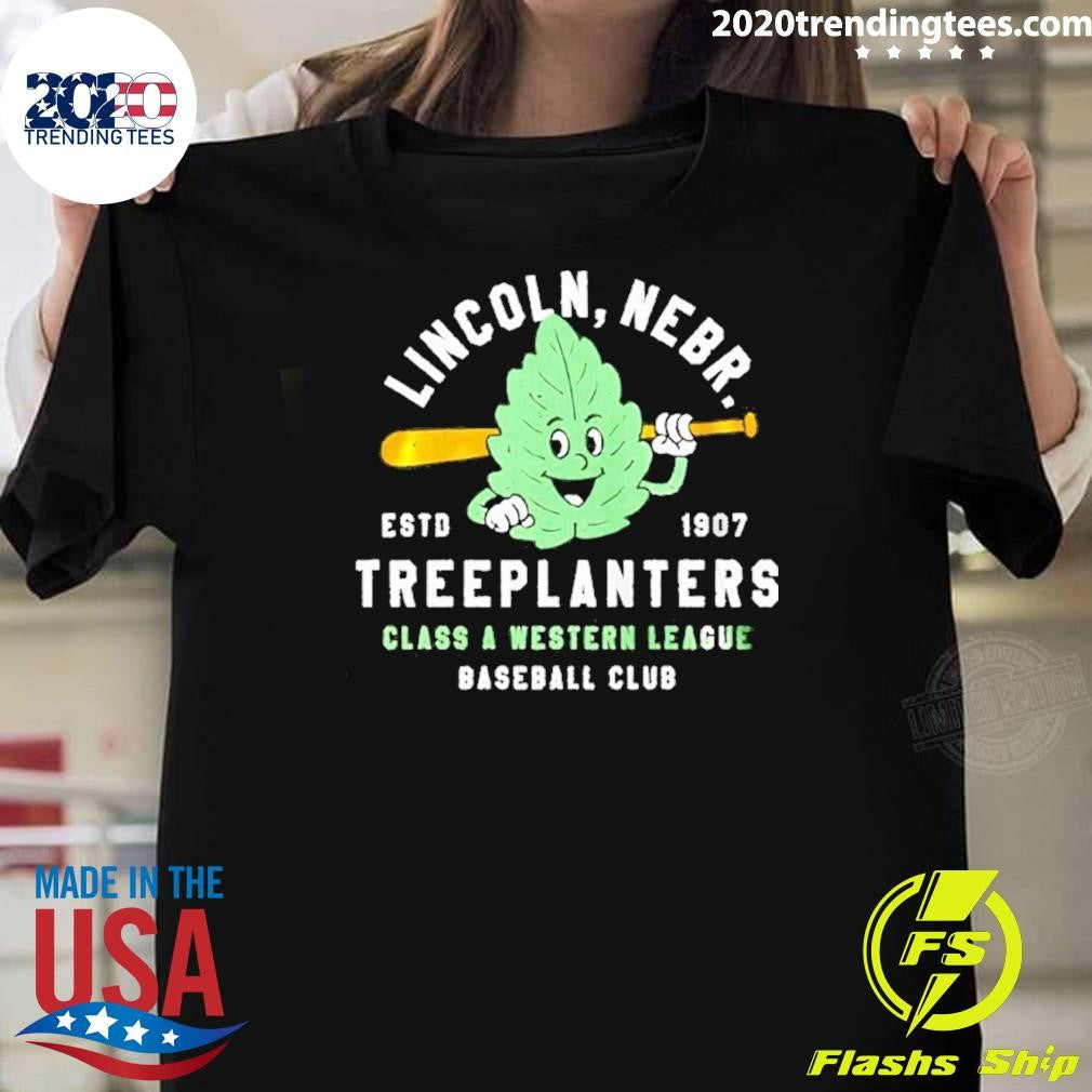 Lincoln Treeplanters Est 1907 Baseball Club Shirt Unisex T-shirt, Sweatshirt, Hoodie, Long Sleeve Tee - T-Shirt, Sweatshirt, Hoodie