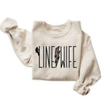Lineman'S Wife Wife Climbing Lineman Life Electricians Spouse Life Lineman Cotton Menswear T-Shirts, Hoodie, Sweatshirt - T-Shirt, Sweatshirt, Hoodie