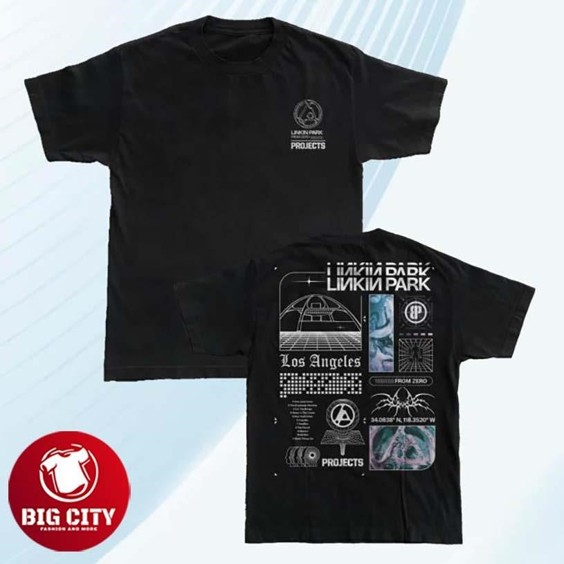 Linkin Park Brooklyn Projects La 2025 Two Sided Shirt Unisex T-shirt, Sweatshirt, Hoodie, Long Sleeve Tee - T-Shirt, Sweatshirt, Hoodie