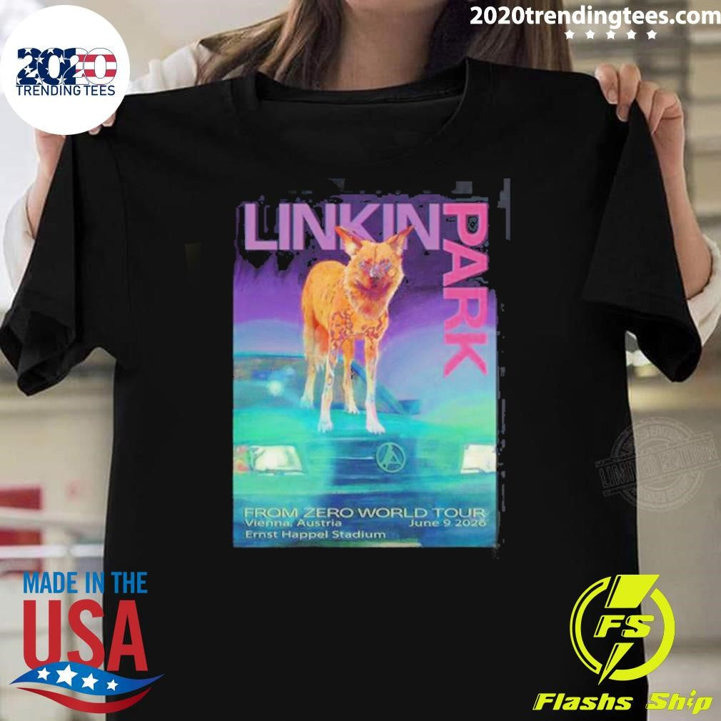 Linkin Park From Zero 2026 Tour Vienna Austria Poster At Ernst Happel Stadium On June 9 2026 Shirt - T-Shirt, Sweatshirt, Hoodie