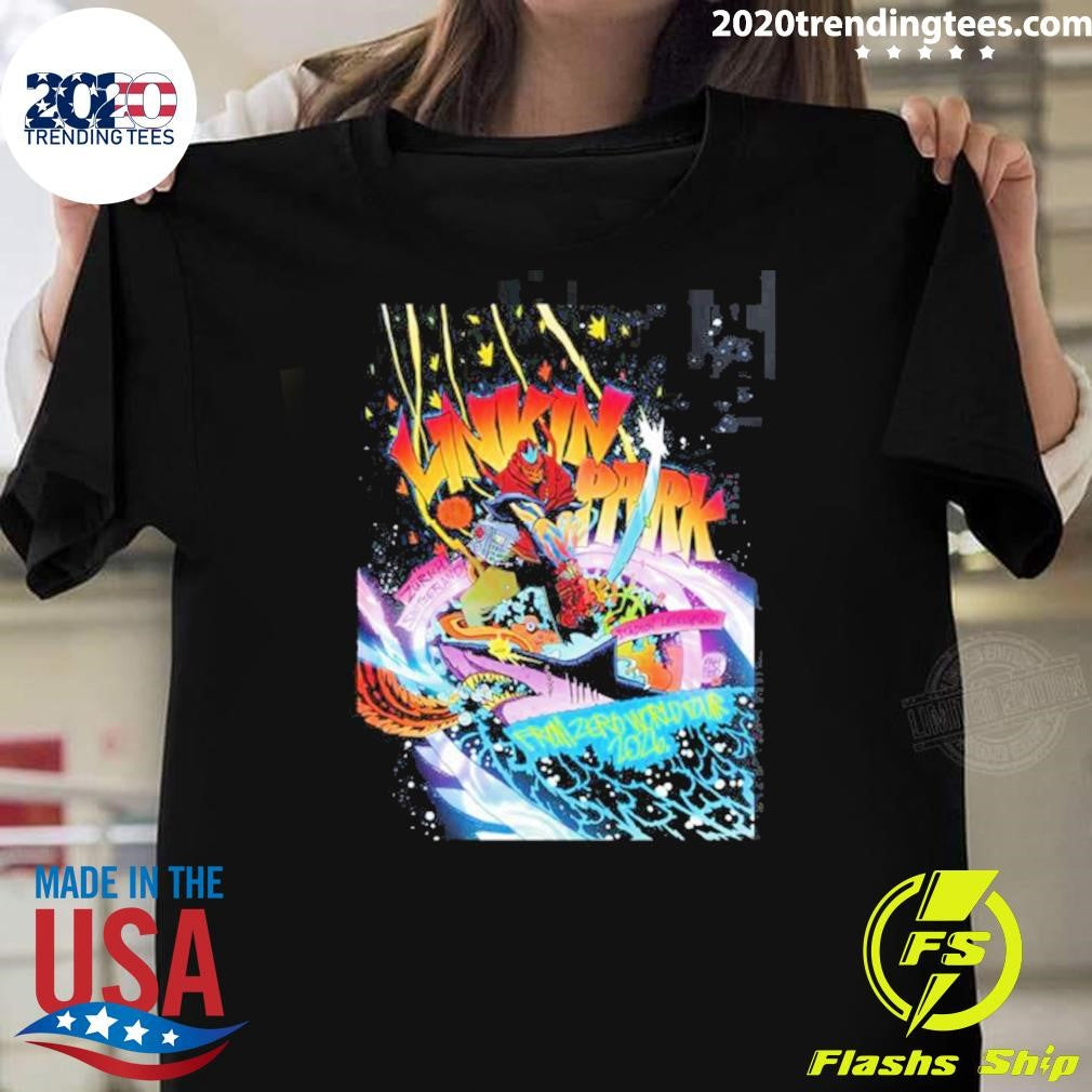 Linkin Park From Zero 2026 Tour Zurich Switzerland Poster At Stadion Letzigrund On June 30 2026 Shirt - T-Shirt, Sweatshirt, Hoodie