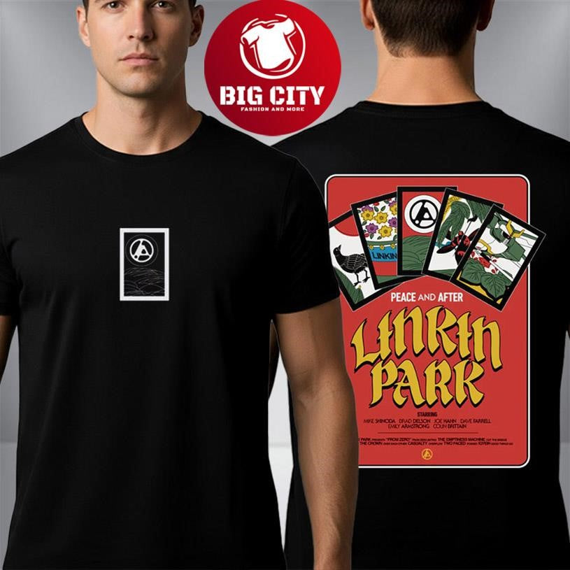 Linkin Park x Peace And After Hanafuda Two Sided Shirt Unisex T-shirt, Sweatshirt, Hoodie, Long Sleeve Tee - T-Shirt, Sweatshirt, Hoodie