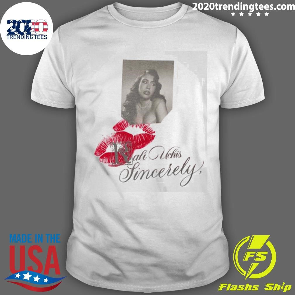 Lip Kali Uchis Sincerely Tour Tee Shirt Unisex T-shirt, Sweatshirt, Hoodie, Long Sleeve Tee - T-Shirt, Sweatshirt, Hoodie