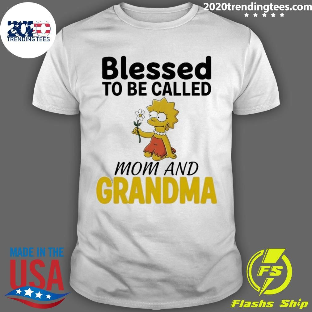 Lisa Blessed To Be Called Mom And Grandma Shirt Unisex T-shirt, Sweatshirt, Hoodie, Long Sleeve Tee - T-Shirt, Sweatshirt, Hoodie