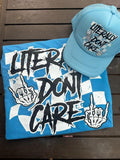 Literally Don'T Care CC Alt Comfy Short Sleeve Summer Shirts Vintage T-Shirts, Hoodie, Sweatshirt - T-Shirt, Sweatshirt, Hoodie