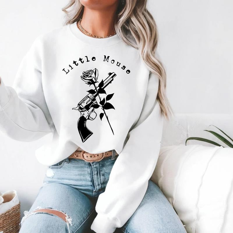 Little Mouse Haunting Adeline Zade Meadows Spicy Book Shirt Booktok Dark Romance Books Bookish Fantasy Reader Tbr Smut Soft Comfort Long Sleeves Fabric T-Shirts, Hoodie, Sweatshirt - T-Shirt, Sweatshirt, Hoodie