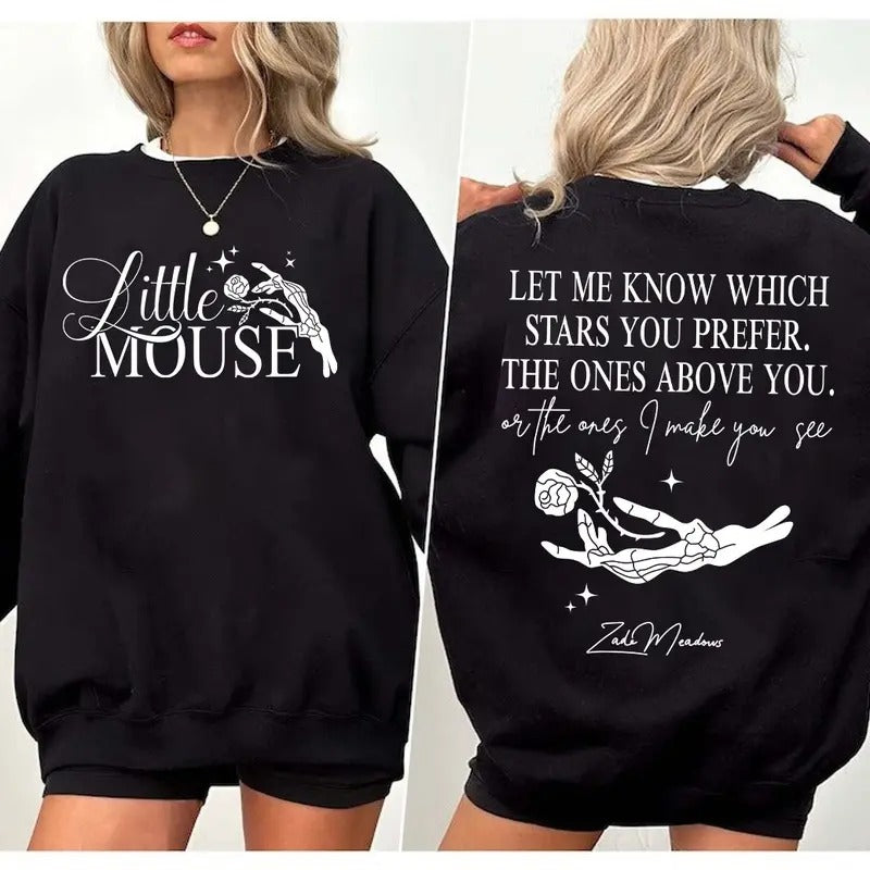 Little Mouse Let Me Know Which Stars You Prefer Zade Meadows Haunting Adeline T-Shirts, Hoodie, Sweatshirt - T-Shirt, Sweatshirt, Hoodie