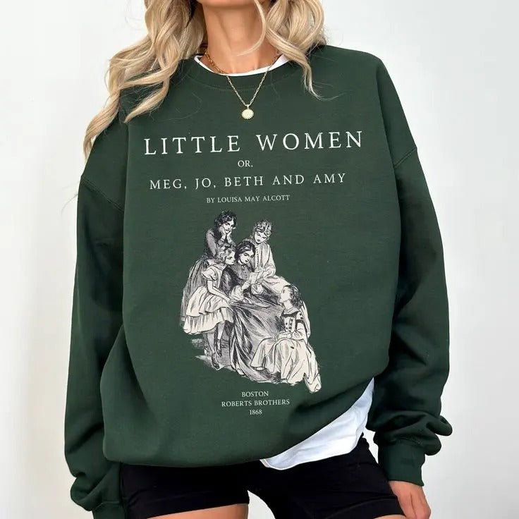 Little Light Academia Louisa May Alcott Amy March Book Club T-Shirts, Hoodie, Sweatshirt - T-Shirt, Sweatshirt, Hoodie