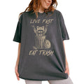 Live Fast Eat Trash Shirt Funny Raccoon Trashy Raccoon Meme Unhinged Shirt Stay Trashy Comfy Fabric Outfits Funny Shirt Tops Womenswear Cotton Fabric T-Shirts, Hoodie, Sweatshirt - T-Shirt, Sweatshirt, Hoodie