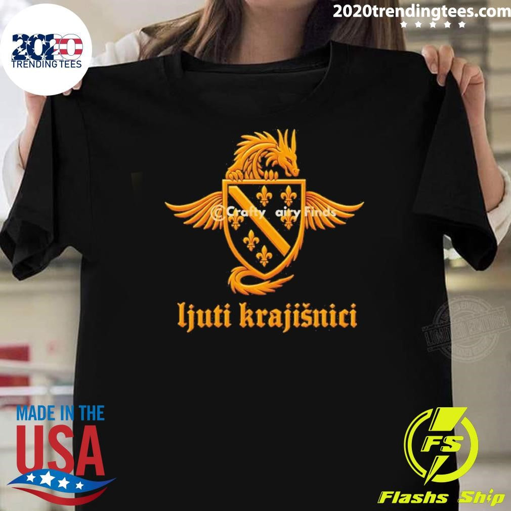 Ljuti Krajisnici Bosnia Dragon Bosnian World Cup 2026 Soccer Shirt Unisex T-shirt, Sweatshirt, Hoodie, Long Sleeve Tee - T-Shirt, Sweatshirt, Hoodie
