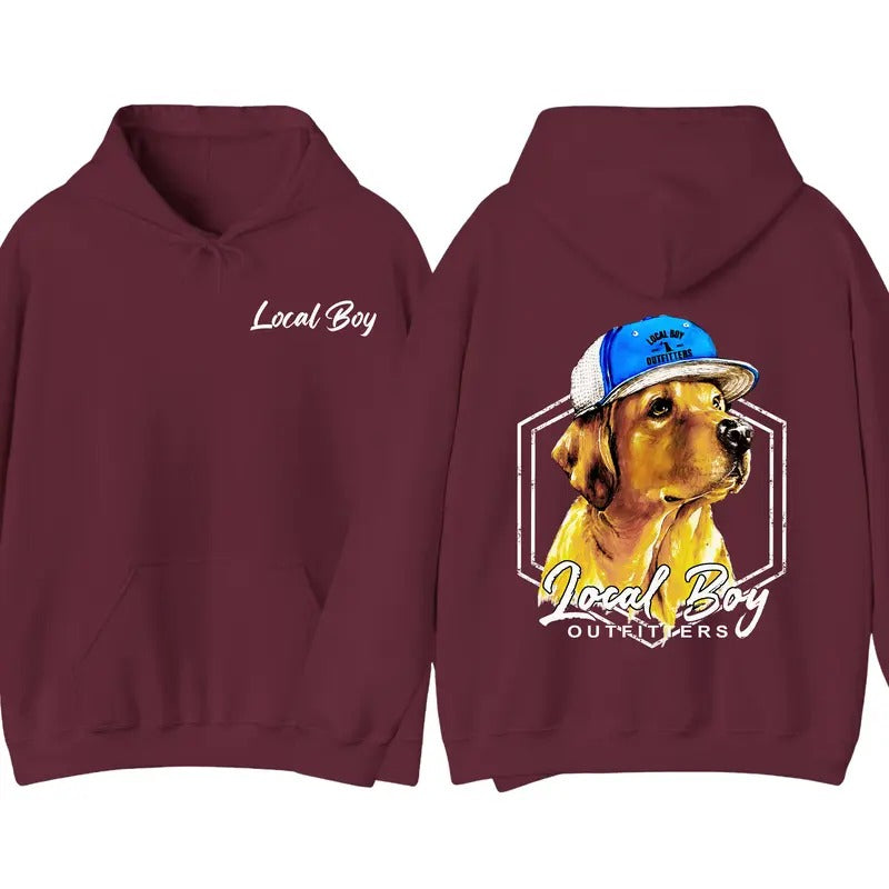 Local Boy Outfitters Golden Retriever Cap Graphics Outdoor Dog Lovers Comfort T-Shirts, Hoodie, Sweatshirt - T-Shirt, Sweatshirt, Hoodie