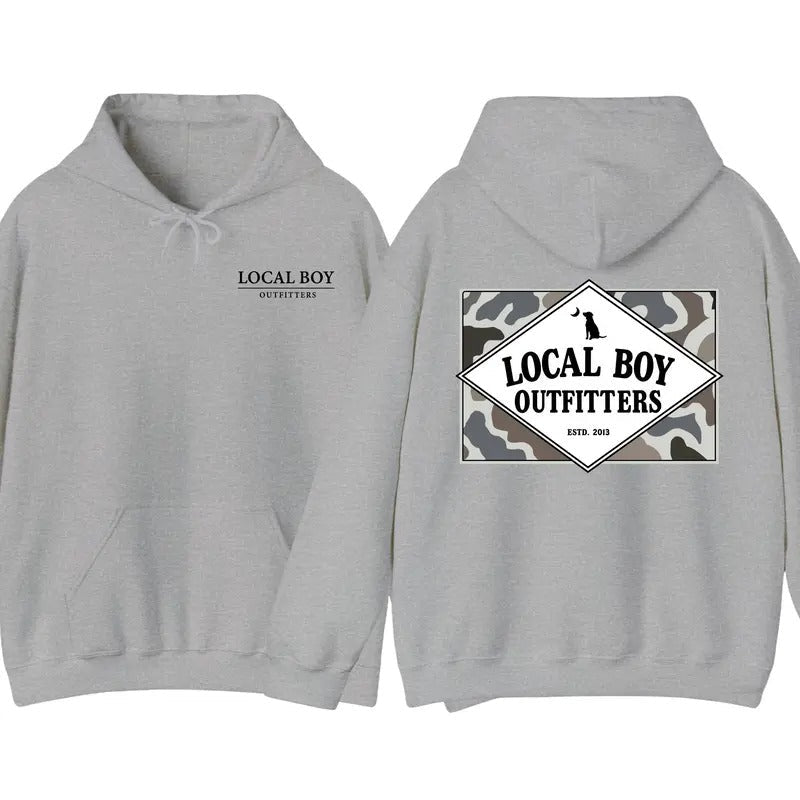 Local Boy Outfitters Moon Camo Outdoor Dog Lovers Comfort T-Shirts, Hoodie, Sweatshirt - T-Shirt, Sweatshirt, Hoodie