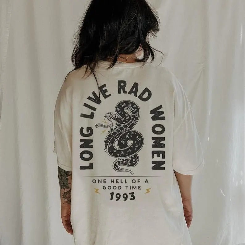 Long Live Rad Boho Feminist Girl Power Shirt. Comfort Colors T-Shirts, Hoodie, Sweatshirt - T-Shirt, Sweatshirt, Hoodie