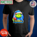 Los Angeles Chargers Grinch wearing Santa hat Christmas 2024 shirt Unisex T-shirt, Sweatshirt, Hoodie, Long Sleeve Tee - T-Shirt, Sweatshirt, Hoodie