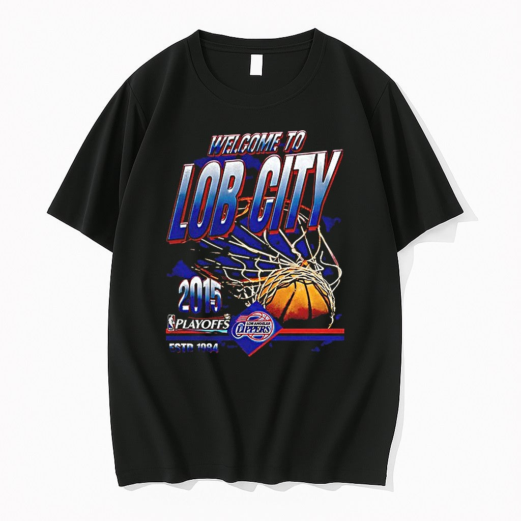 Los Angeles Clippers Welcome To Lob City Playoffs Estd 1984 Tshirts Sweater Unisex T-shirt, Sweatshirt, Hoodie, Long Sleeve Tee - T-Shirt, Sweatshirt, Hoodie