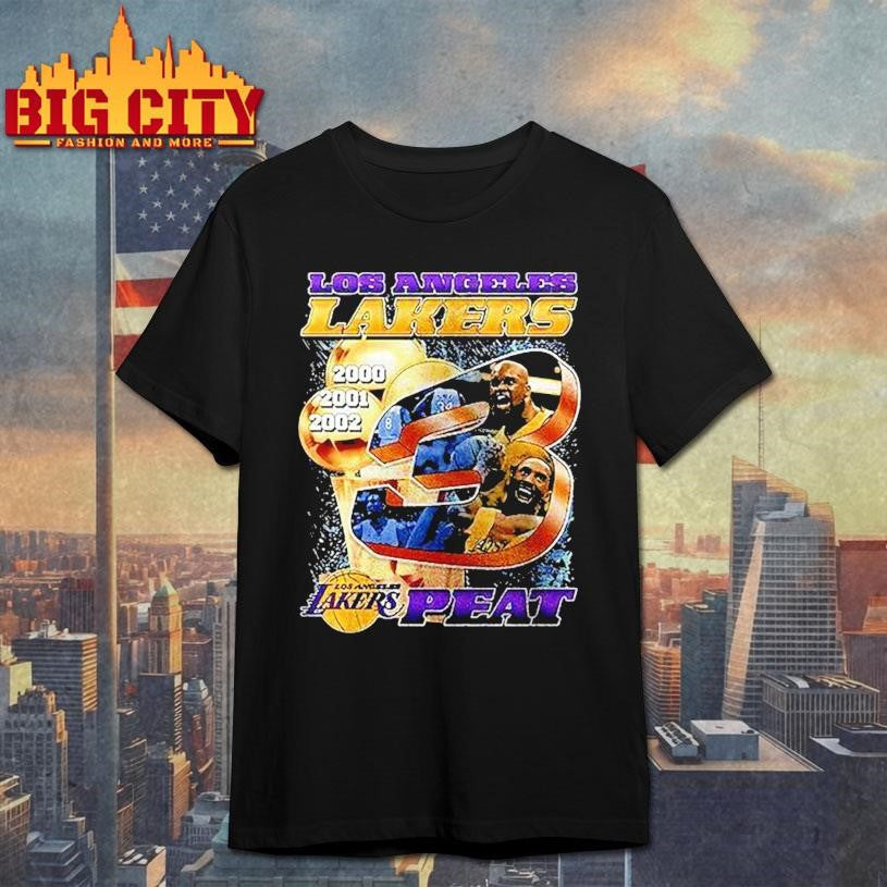 Los Angeles Lakers 3 Peat Team Of The New Millennium The Strength Of The Team 2002 Legends Vintage Shirt - T-Shirt, Sweatshirt, Hoodie
