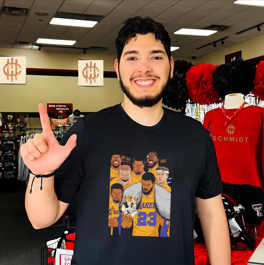 Los Angeles Lakers players stylized as Invincible shirt Unisex T-shirt, Sweatshirt, Hoodie, Long Sleeve Tee - T-Shirt, Sweatshirt, Hoodie