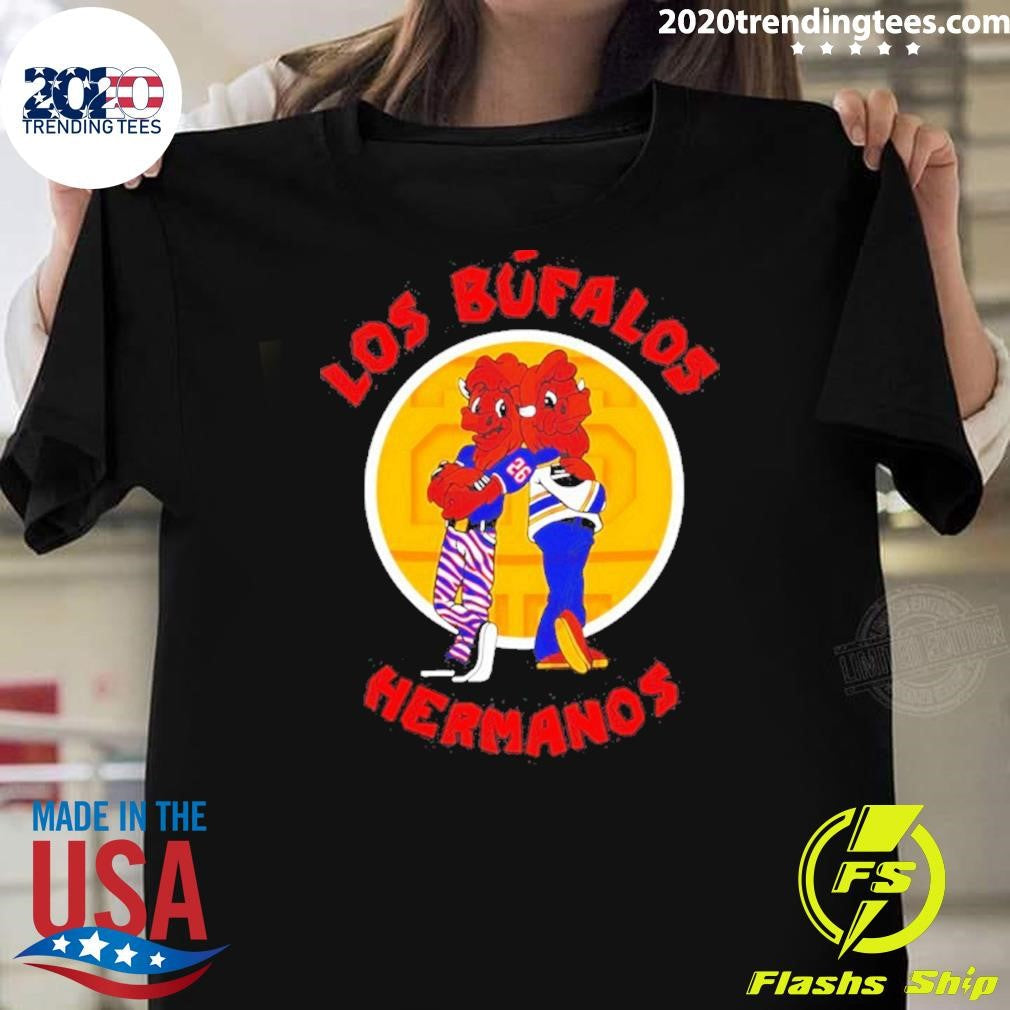 Los Bufalos Hermanos Parody Mascots Shirt Unisex T-shirt, Sweatshirt, Hoodie, Long Sleeve Tee - T-Shirt, Sweatshirt, Hoodie