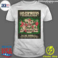 Los Espiritus Guadalajara Mexico April 24, 2026 Tour Banda Invitada Los Delgallo Shirt Unisex T-shirt, Sweatshirt, Hoodie, Long Sleeve Tee - T-Shirt, Sweatshirt, Hoodie