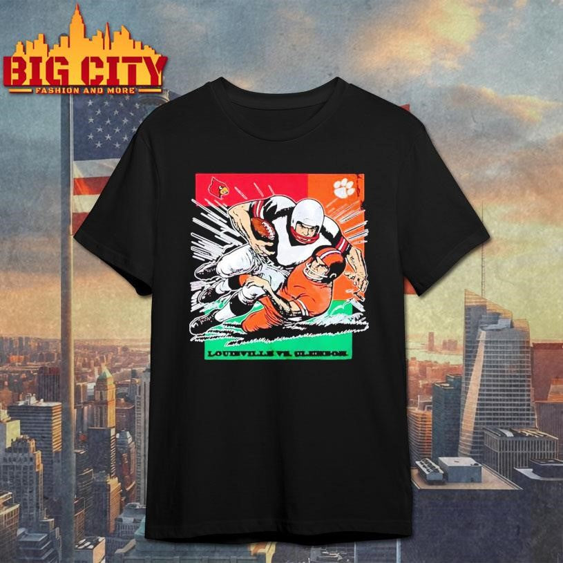 Louisville Cardinals vs Clemson Tigers 2025 Gameday Shirt Unisex T-shirt, Sweatshirt, Hoodie, Long Sleeve Tee - T-Shirt, Sweatshirt, Hoodie