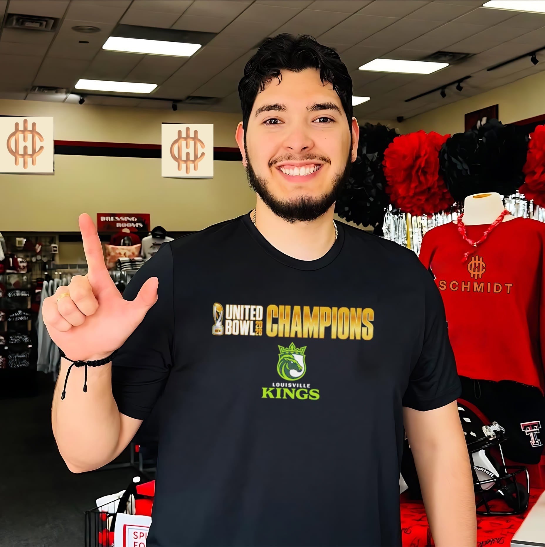 Louisville Kings UFL United Bowl 2026 Champions shirt Unisex T-shirt, Sweatshirt, Hoodie, Long Sleeve Tee - T-Shirt, Sweatshirt, Hoodie