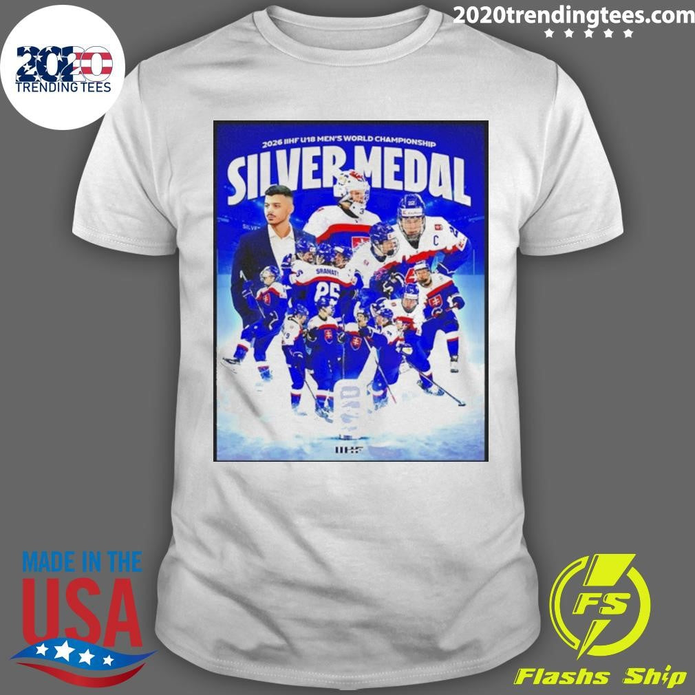 Lovakia Hockey 2026 Iihf U18 Mens World Championship Shirt Unisex T-shirt, Sweatshirt, Hoodie, Long Sleeve Tee - T-Shirt, Sweatshirt, Hoodie