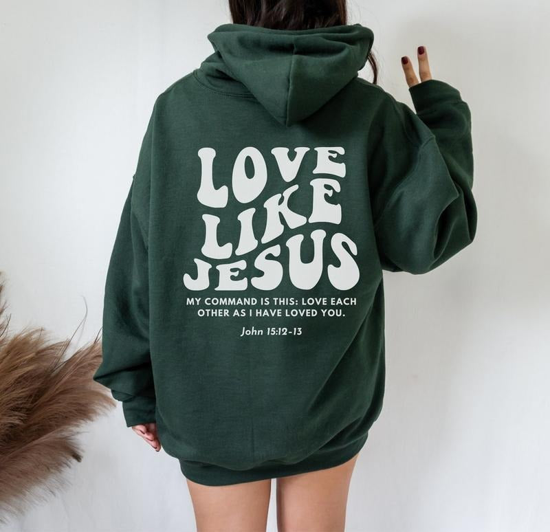 Love Like Jesus Christian Y2k Jesus Christian Clothes Cotton Womenswear T-Shirts, Hoodie, Sweatshirt - T-Shirt, Sweatshirt, Hoodie