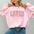 Loved John 3:16 Bible Verse Coquette Pink Bow Christian T-Shirts, Hoodie, Sweatshirt - T-Shirt, Sweatshirt, Hoodie