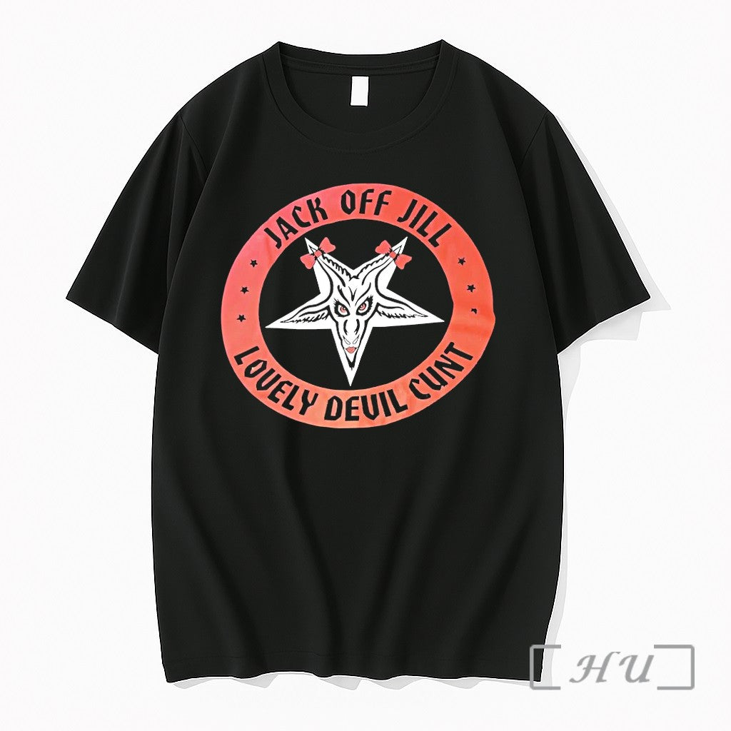 Lovely Devil Cunt Jack Off Jill Tshirts Sweater Hoodie Jpg Unisex T-shirt, Sweatshirt, Hoodie, Long Sleeve Tee - T-Shirt, Sweatshirt, Hoodie