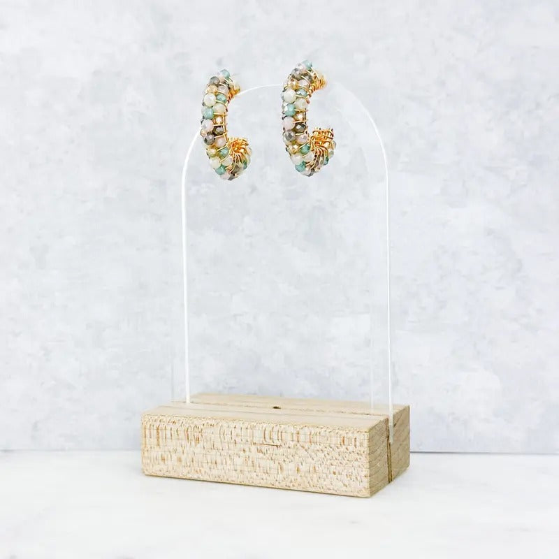 Lucinda Glass Bead Hoop Earrings T-Shirts, Hoodie, Sweatshirt - T-Shirt, Sweatshirt, Hoodie