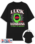 Luck of The Arkansas Razorbacks Team St. Patricks Day shirt Unisex T-shirt, Sweatshirt, Hoodie, Long Sleeve Tee - T-Shirt, Sweatshirt, Hoodie