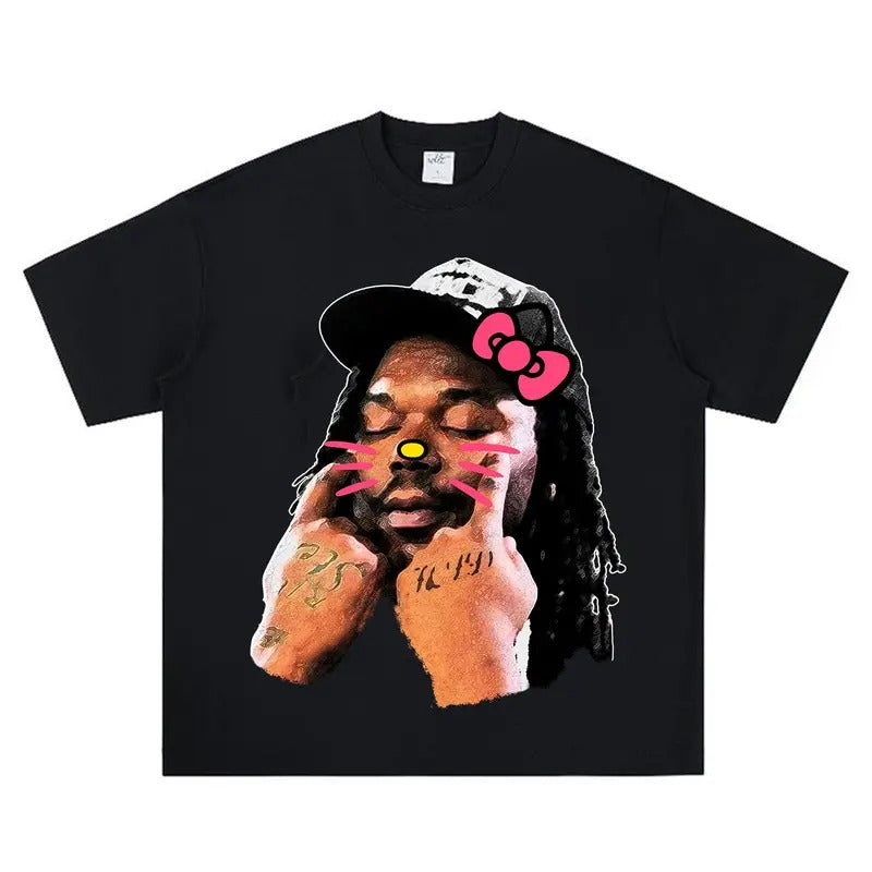 Luckii Kitty Star Big Face Rap T-Shirts, Hoodie, Sweatshirt - T-Shirt, Sweatshirt, Hoodie