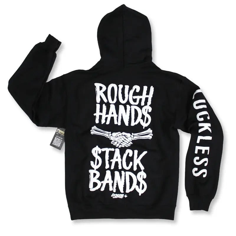 Luckless Outfitters ROUGH HANDS STACK BANDS T-Shirts, Hoodie, Sweatshirt - T-Shirt, Sweatshirt, Hoodie