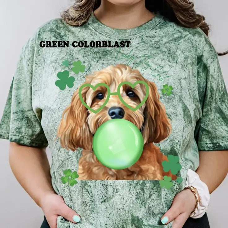 Lucky Dog Golden Cockapoo Shirt ~ Relaxed Fit Printed USA Womenswear Casual Comfort Cotton Boho T-Shirts, Hoodie, Sweatshirt - T-Shirt, Sweatshirt, Hoodie