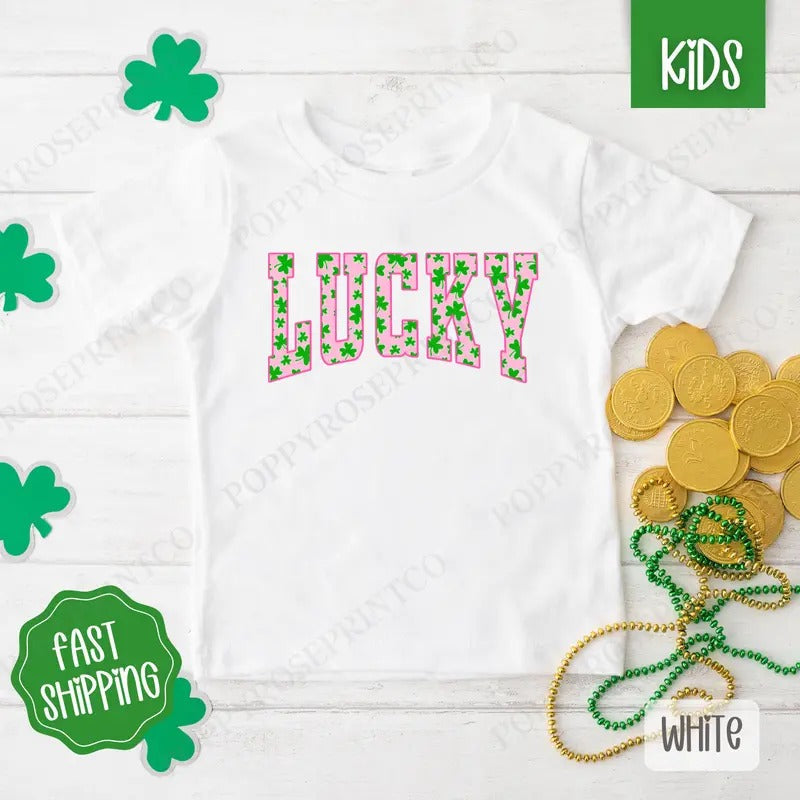 Lucky St Patrick Shirt St Patrick'S Day Children'S Cute Gildan T-Shirts, Hoodie, Sweatshirt - T-Shirt, Sweatshirt, Hoodie