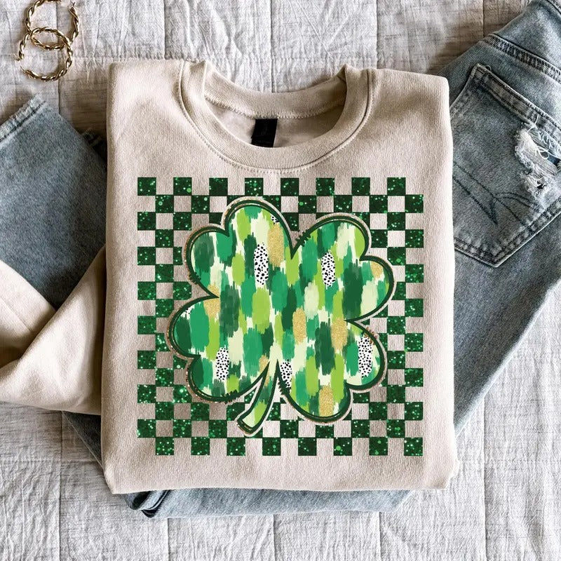 Lucky Shamrock St Pattys Day Cute St Patrick'S Day St Patrick'S Day Irish T-Shirts, Hoodie, Sweatshirt - T-Shirt, Sweatshirt, Hoodie