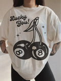 Lucky You Cherry 8 Ball Top Womenswear T-Shirts, Hoodie, Sweatshirt - T-Shirt, Sweatshirt, Hoodie