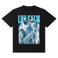 Luh Calm Fit ! Cotton Casual Crew Neck Slim Fitting Floral Striped Black Fabric Menswear 3000 BC Clothes T-Shirts, Hoodie, Sweatshirt - T-Shirt, Sweatshirt, Hoodie