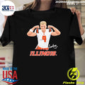Luke Altmyer Flexing Muscle Illinois Fighting Illini Shirt Unisex T-shirt, Sweatshirt, Hoodie, Long Sleeve Tee - T-Shirt, Sweatshirt, Hoodie