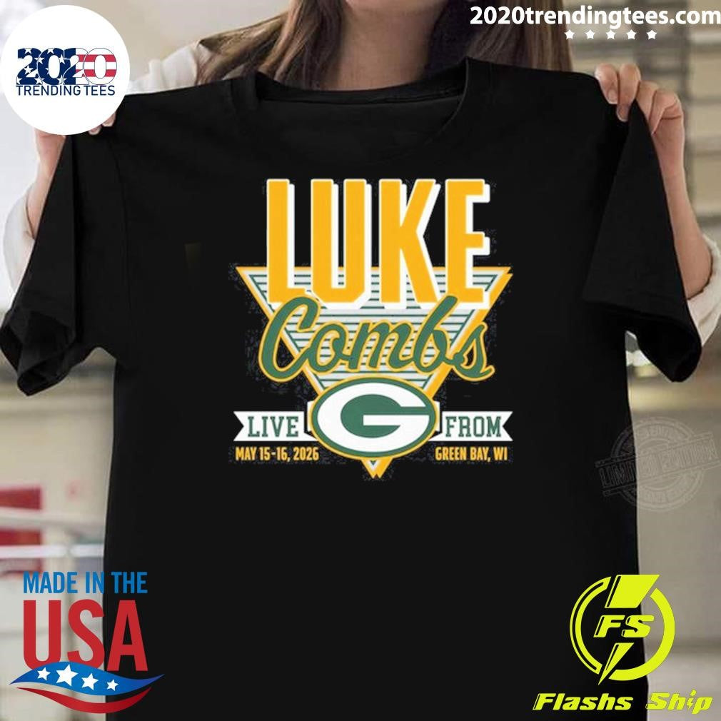 Luke Combs Green Bay May 15-16, 2026 Wisconsin Event Crewneck Shirt Unisex T-shirt, Sweatshirt, Hoodie, Long Sleeve Tee - T-Shirt, Sweatshirt, Hoodie