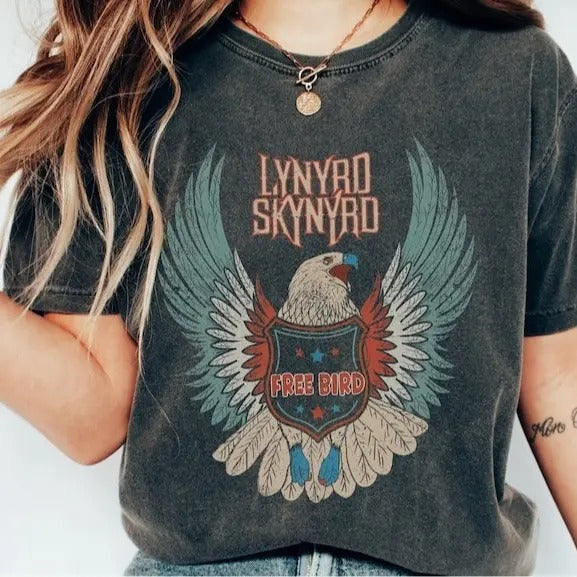 Lynyrd Skynyrd Classic Rock Vintage Retro Vintage Retro Casual Cotton T-Shirts, Hoodie, Sweatshirt - T-Shirt, Sweatshirt, Hoodie