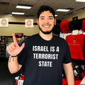 Israel is a terrorist state political statement shirt Unisex T-shirt, Sweatshirt, Hoodie, Long Sleeve Tee - T-Shirt, Sweatshirt, Hoodie