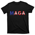 MAGA American Flag Donald Trump 2024 Cotton Menswear T-Shirts, Hoodie, Sweatshirt - T-Shirt, Sweatshirt, Hoodie